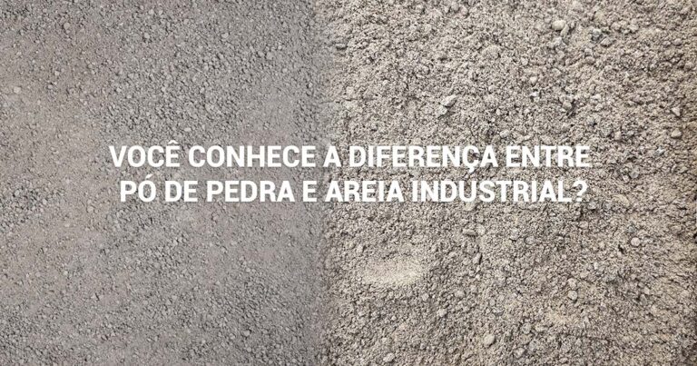 Conheça a Diferença entre Pó de Brita e Areia Industrial